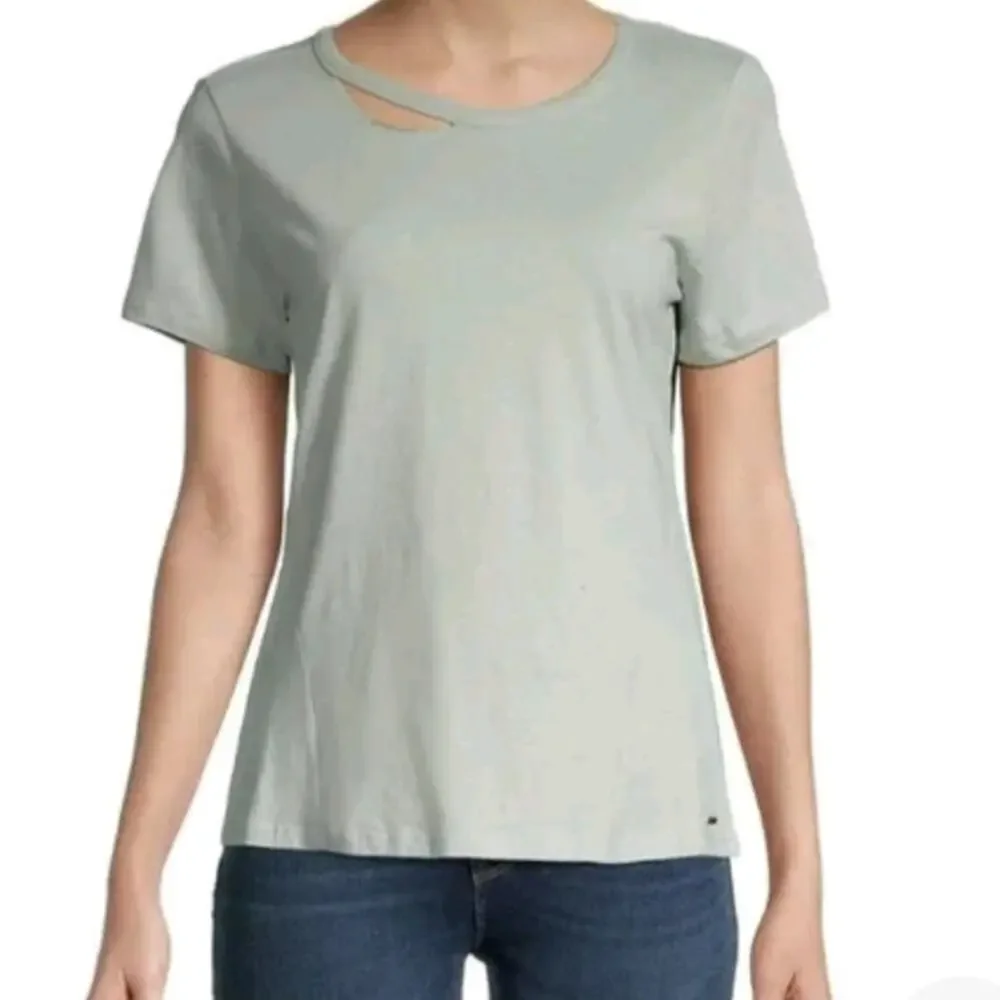 Revolve n: PHILANTHROPY NWT Sage Harlow BFF Cutout 100% Cotton T-shirt S